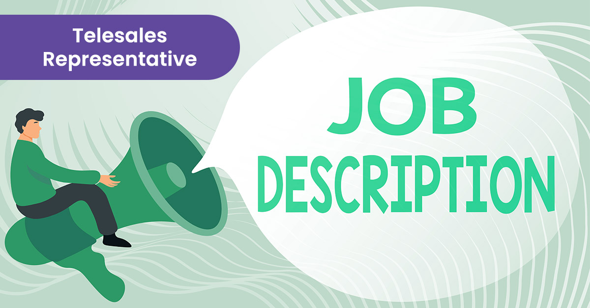 Telesales Representative job description